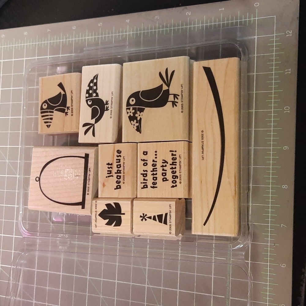 Just Beakause Rubber Stamp set